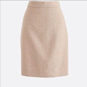 JCrew Camel Pencil Skirt